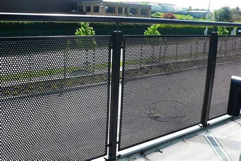 perforated panel fencing